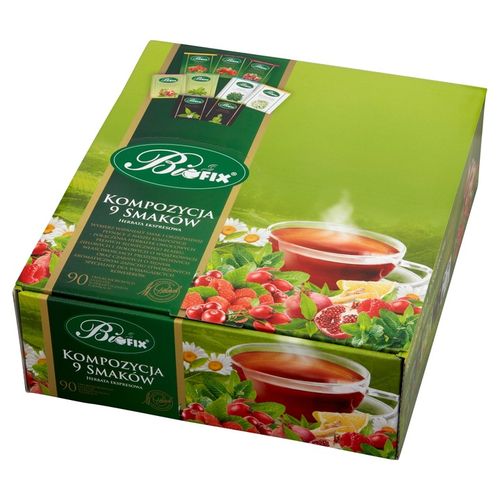 Zestaw herbat w kopertach Bifix 9 smaków 450szt 2g na Arena.pl