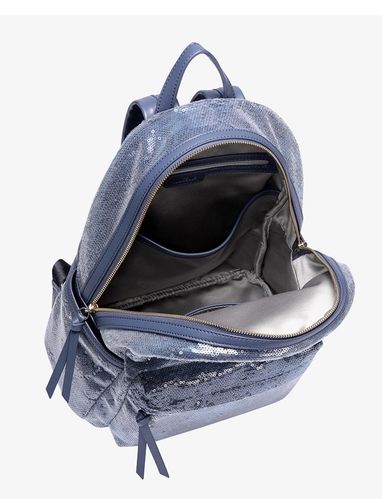 Błyszczący niebieski plecak na Arena.pl