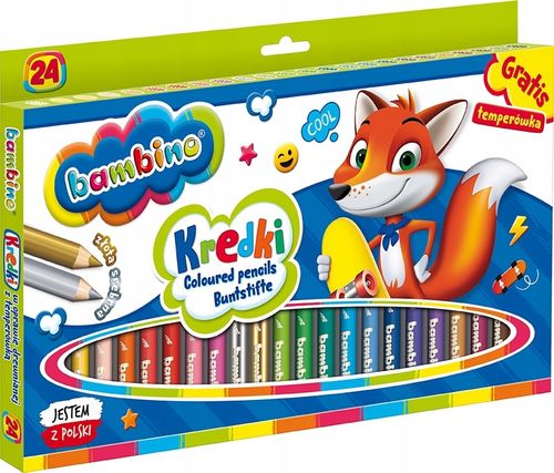 KREDKI BAMBINO 24KOL JUMBO +TEMP. A"4 0447 na Arena.pl