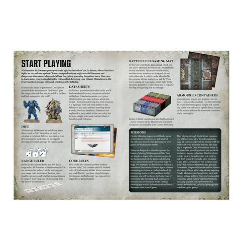 Warhammer 40000 First Strike A Warhammer 40000 Starter Set na Arena.pl
