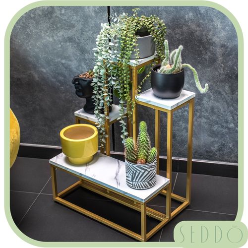 Kwietnik na 6 doniczek loftowy 68 cm Industry na Arena.pl