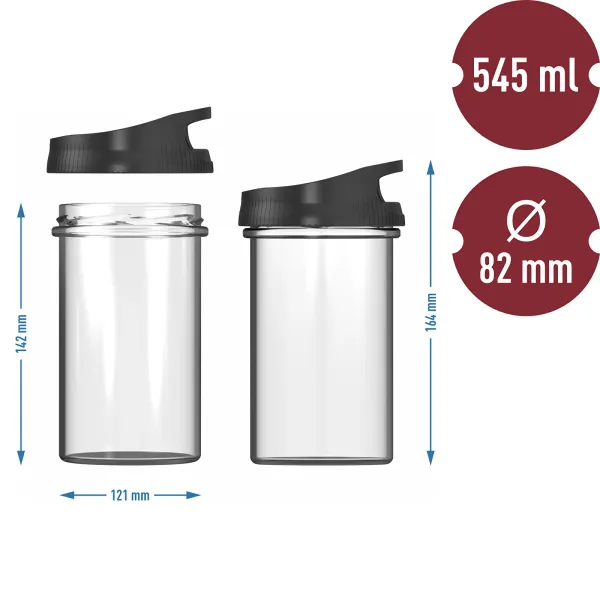 Szynkowar szklany na 450 g zdjęcie 11