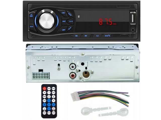 RADIO SAMOCHODOWE MP3 FM SD USB BLUETOOTH + PILOT zdjęcie 1