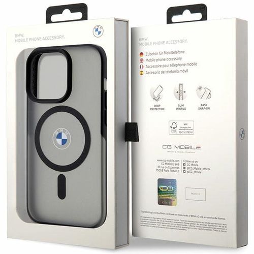 Etui BMW do iPhone 14 Pro 6.1"", Czarny MagSafe na Arena.pl