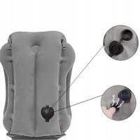 PODUSZKA PODRÓŻNA POMPOWANA DO SAMOLOTU POCIĄGU AUTA DUŻA WYGODNA DMUCHANA