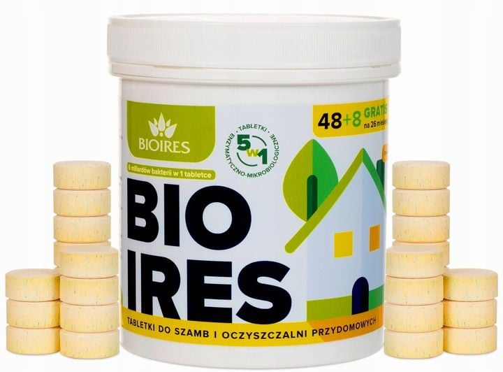 SUPER MOCNE TABLETKI BAKTERIE DO SZAMBA OCZYSZCZALNI NA 2LATA +TŁUSZCZE 5w1 zdjęcie 3