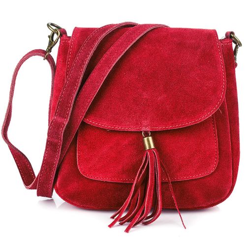 Torebka skórzana Damska Zamszowa Listonoszka retro X40 na Arena.pl