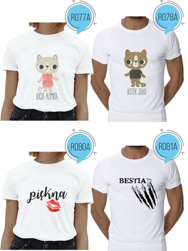 Koszulka DLA PAR miłość WALENTYNKI ROCZNICA na Arena.pl