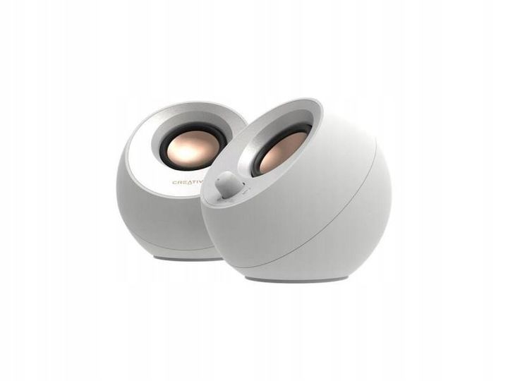 Głośniki komputerowe 2.0 Creative Pebble V3 białe 8 W zdjęcie 6