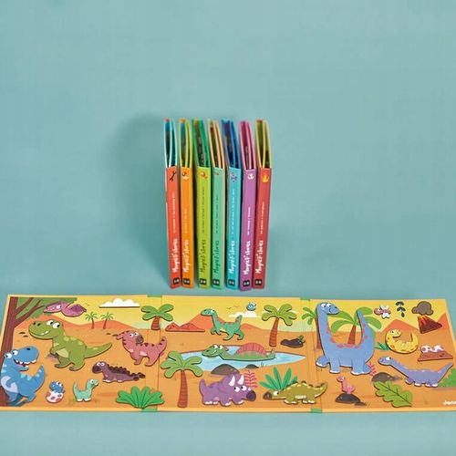 Układanka Magnetyczna Dinozaury Magneti'stories dla dzieci, 3 lata+, Janod na Arena.pl