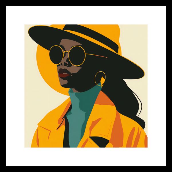 Plakat 20x20cm Żółta Stylowość zdjęcie 3