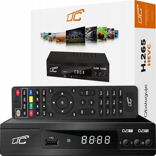 DEKODER TUNER TV NAZIEMNEJ DVB-T2 i DVB-C H.265 HEVC FULL HD USB HDMI na Arena.pl