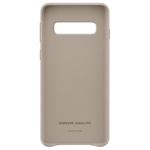 SAMSUNG LEATHER COVER - Galaxy S10+ - GREY na Arena.pl