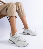Białe damskie sneakersy na masywnej podeszwie Colunga 37