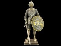 RYCERZ W ZBROI Z TARCZĄ VERONESE WU72053A4