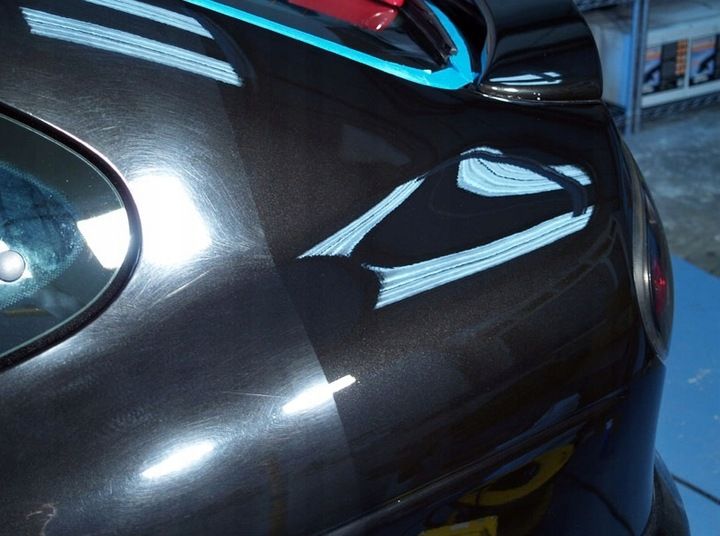 POLERKA SAMOCHODOWA SZLIFIERKA + 4x GĄBKA + PASTA POLERSKA MENZERNA zdjęcie 10