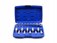 zestaw nasadek i bitów torx 1/2" 19 sz