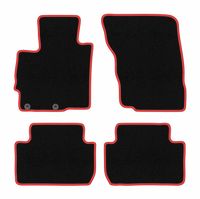 Dywaniki welurowe CARLUX-RED do Mitsubishi Eclipse Cross 2017- czarne