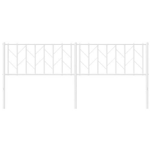 Metalowe wezgłowie, białe, 193 cm na Arena.pl