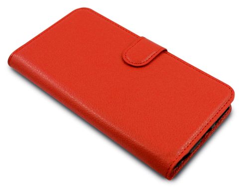Etui portfel guma do Apple iPhone 6 Plus /6S Plus Czerwone na Arena.pl