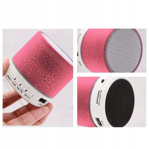 GŁOŚNIK BEZPRZEWODOWY PRZENOŚNY BLUETOOTH LED na Arena.pl