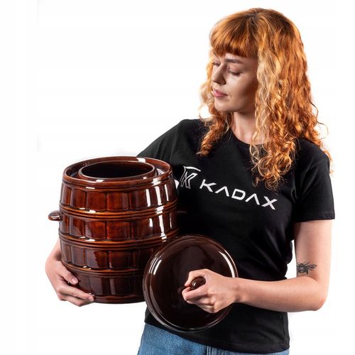 BECZKA KAMIONKA 12L GARNEK DO KISZENIA OGÓRKÓW KAPUSTY Z KOŁNIERZEM na Arena.pl