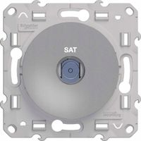 Odace Gniazdo SAT w kolorze aluminiowym S53D446
