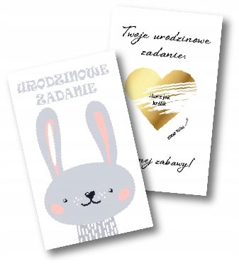 30× ZDRAPKI NA URODZINY dla dzieci Zadania urodzinowe zabawa do przedszkola na Arena.pl