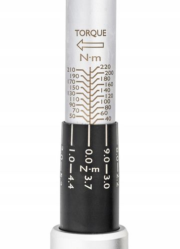 KLUCZ DYNAMOMETRYCZNY Z BLOKADĄ CERTYFIKAT KALIBRACJI ETUI 40-220NM 1/2 JCB na Arena.pl