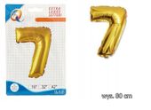 BALONY FOLIOWE CYFERKI BALON FOLIOWY CYFRA 7 80CM