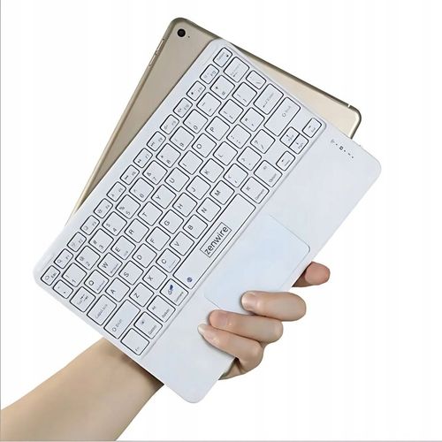 Klawiatura Bezprzewodowa Bluetooth Touchpad SLIM do Telefonu Tabletu iPad na Arena.pl