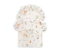 Becik dla lalek otulacz wiązany - leśna delikatność