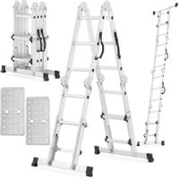 Drabina przegubowa teleskopowa HIGHER 4x3 podest roboczy