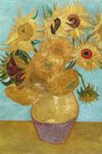 Plakat 40x60cm  Vase with Twelve Sunflowers, Van Gogh Vintage