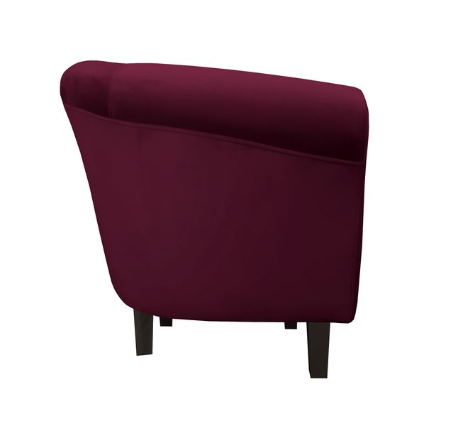 Fotel Milo nogi venge śliwka MG02 zdjęcie 3