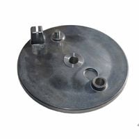 Dekiel koła SIMSON tył aluminiowy - bez otworu na czujnik stopu