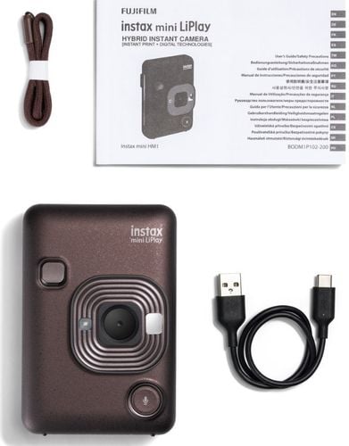 Aparat FUJIFILM Instax mini LiPlay Brązowy na Arena.pl