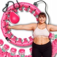 HULA HOP Z OBCIĄŻENIEM PLUS SIZE XXL WYPUSTKAMI ODCHUDZAJĄCE SKŁADANE SMART