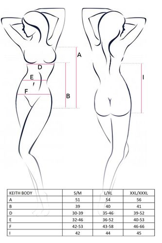 bielizna-keith body black s/m - casmir na Arena.pl