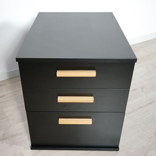 Kontener Jowisz Czarny szuflady MebleKreator na Arena.pl