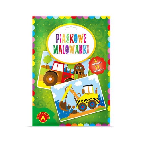 Piaskowe malowanki- koparka, traktor 2094 ALEXANDER na Arena.pl
