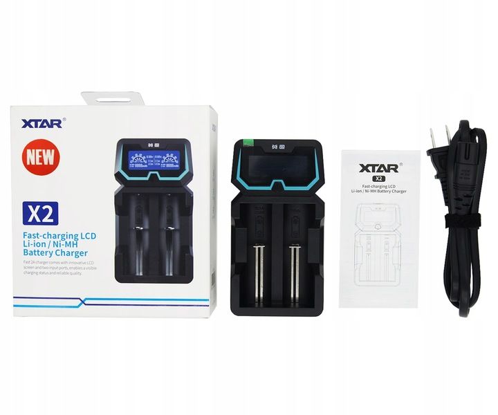 Ładowarka XTAR X2 NEW 18650/26650 Li-ION NI-MH 2A zdjęcie 8