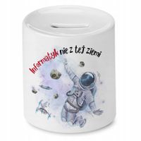 Dla Informatyka Skarbonka Na Urodziny Na Prezent Z Nadrukiem Ze Zdjęciem