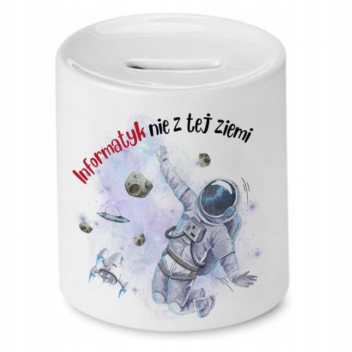 Dla Informatyka Skarbonka Na Urodziny Na Prezent Z Nadrukiem Ze Zdjęciem na Arena.pl