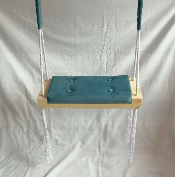 Huśtawka płaska DLA DZIECI SZARA POKÓJ DOM OGRÓD zdjęcie 5