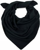Elegancka chusta Black Simplicity - modna, uniwersalna, klasyk Czarny
