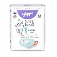 Pieluszki Bella Happy 1 Newborn 2-5 kg 82 szt. BIG PACK