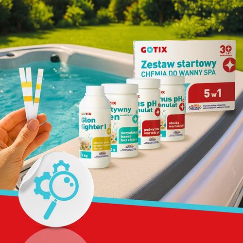 Chemia do Basenu Jacuzzi SPA Zestaw Chemii Basenowej z Tlenem Aktywnym na Arena.pl