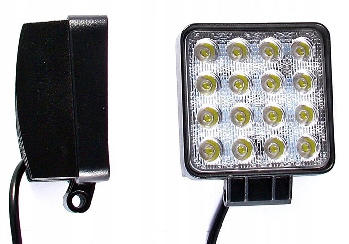LAMPA ROBOCZA HALOGEN 16 LED 48W 12V/24V SZPERACZ zdjęcie 1