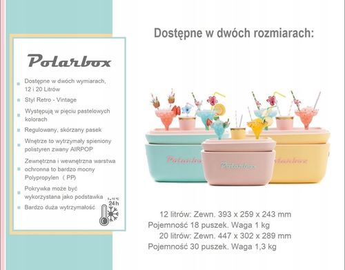 Polarbox POP 12 Litr. Żółty Amarillo na Arena.pl